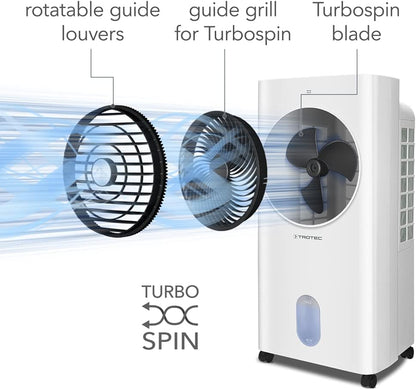 Mobiler 3-in-1 Aircooler PAE 31 mit Timer und Nachtmodus, 1.000 m³/h