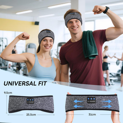 Bluetooth Schlafkopfhörer Stirnband, Grau