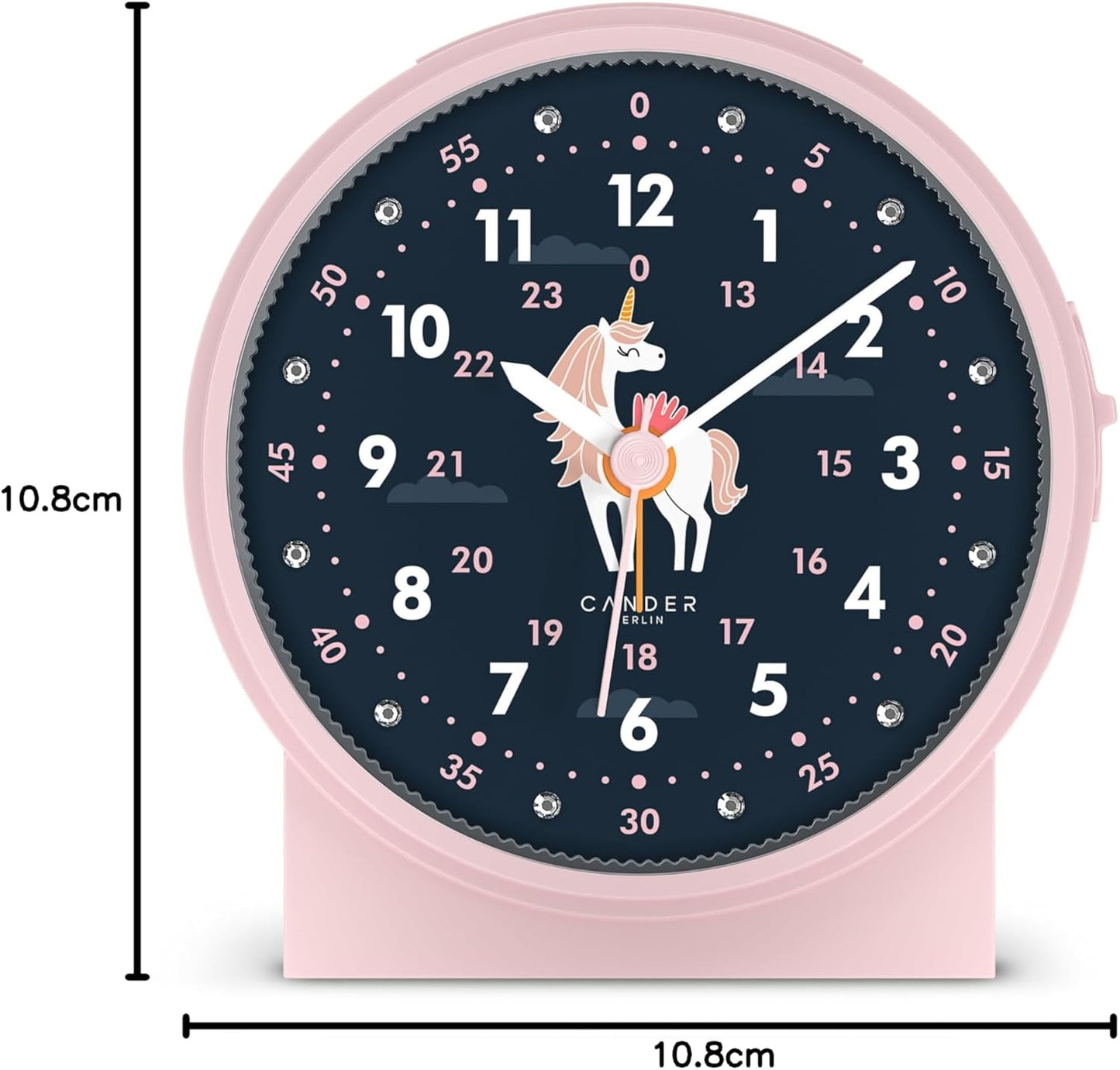 Kinderwecker MNU 1209 M lautlos mit Licht und Snooze