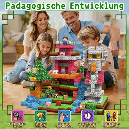Magnetische Bausteine für Kinder