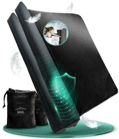 Aufblasbarer Rausfallschutz für Betten, 2er-Set, [180cm Länge] Doppel-Set