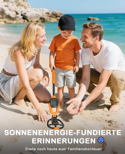 Metalldetektor-Set für Kinder, Schwarz/Orange