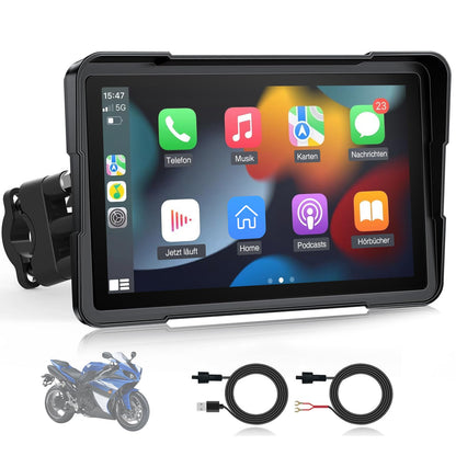 Motorrad-Navi Display 7" mit CarPlay & Android Auto