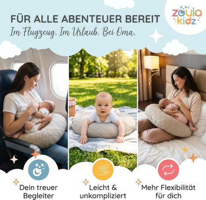 Aufblasbares Stillkissen für Reisen & Unterwegs, S/M