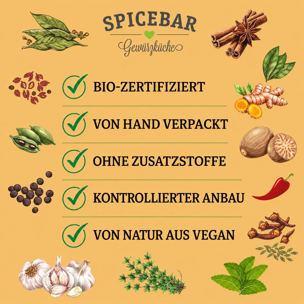 Gewürz-Adventskalender mit 24 Gewürzen, Gewürz Adventskalender