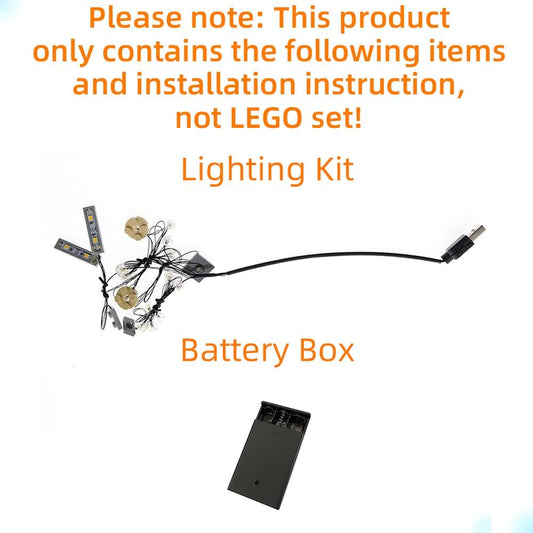 LED Licht-Set für Lego Architecture Paris mit Eiffelturm 21044 Modell, For 21044