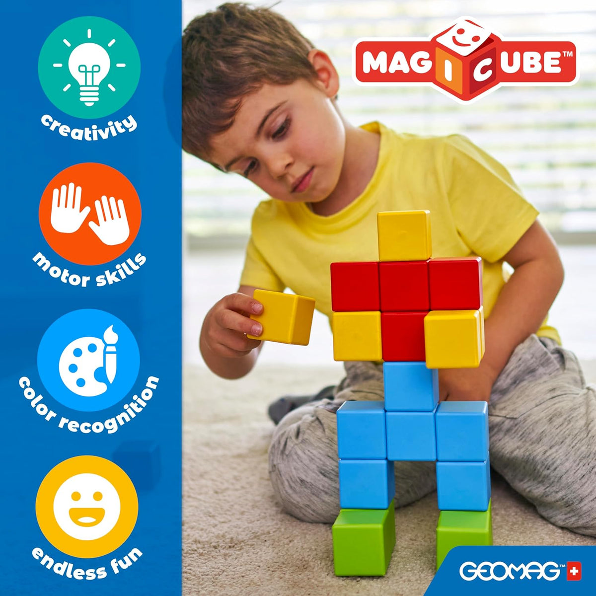 Magicube - Magnetische Blöcke, 32 pz