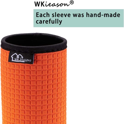 Slim Can Cooler Set, Green/Orange/Grey/Light Blue 12OZ slim