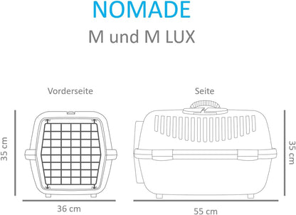 Hundetransportbox für kleine Hunde und Katzen bis 8 kg