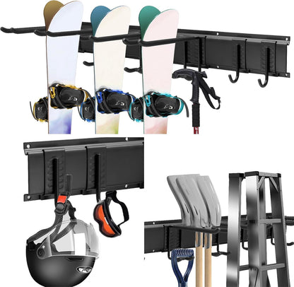 Werkzeug Wandhalterung mit 6 Haken für Gartengeräte