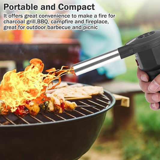 Tragbarer BBQ Ventilator für Camping & Grillen