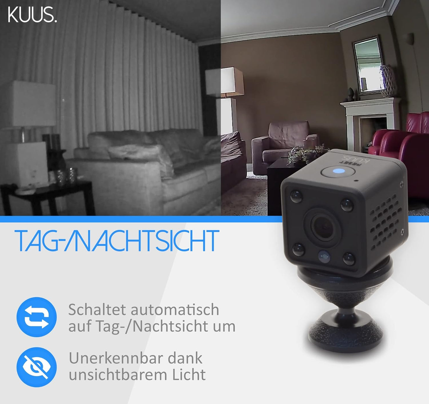 Mini Überwachungskamera mit Bewegungsmelder