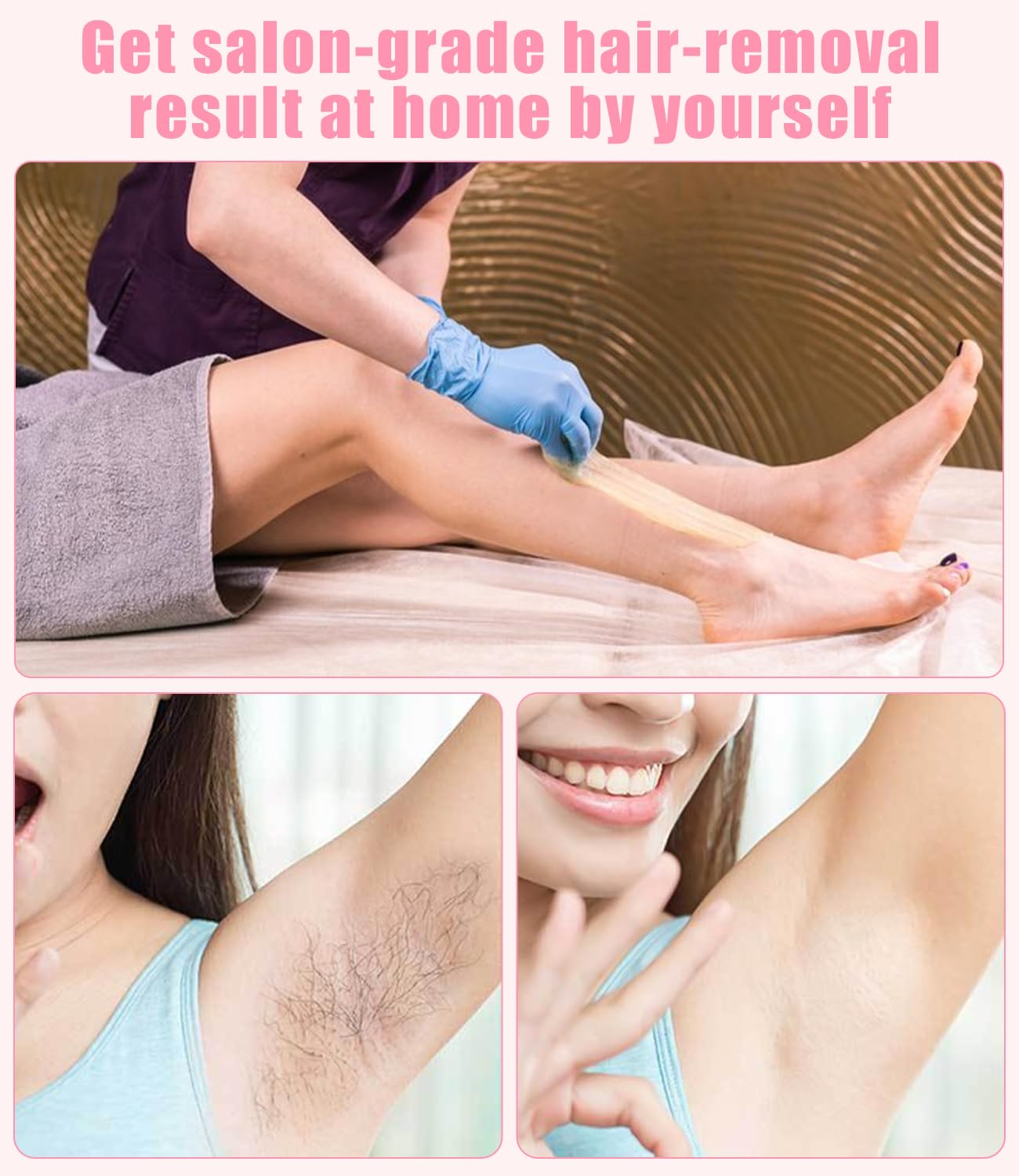 Waxing Set mit Wachswärmer und Zubehör