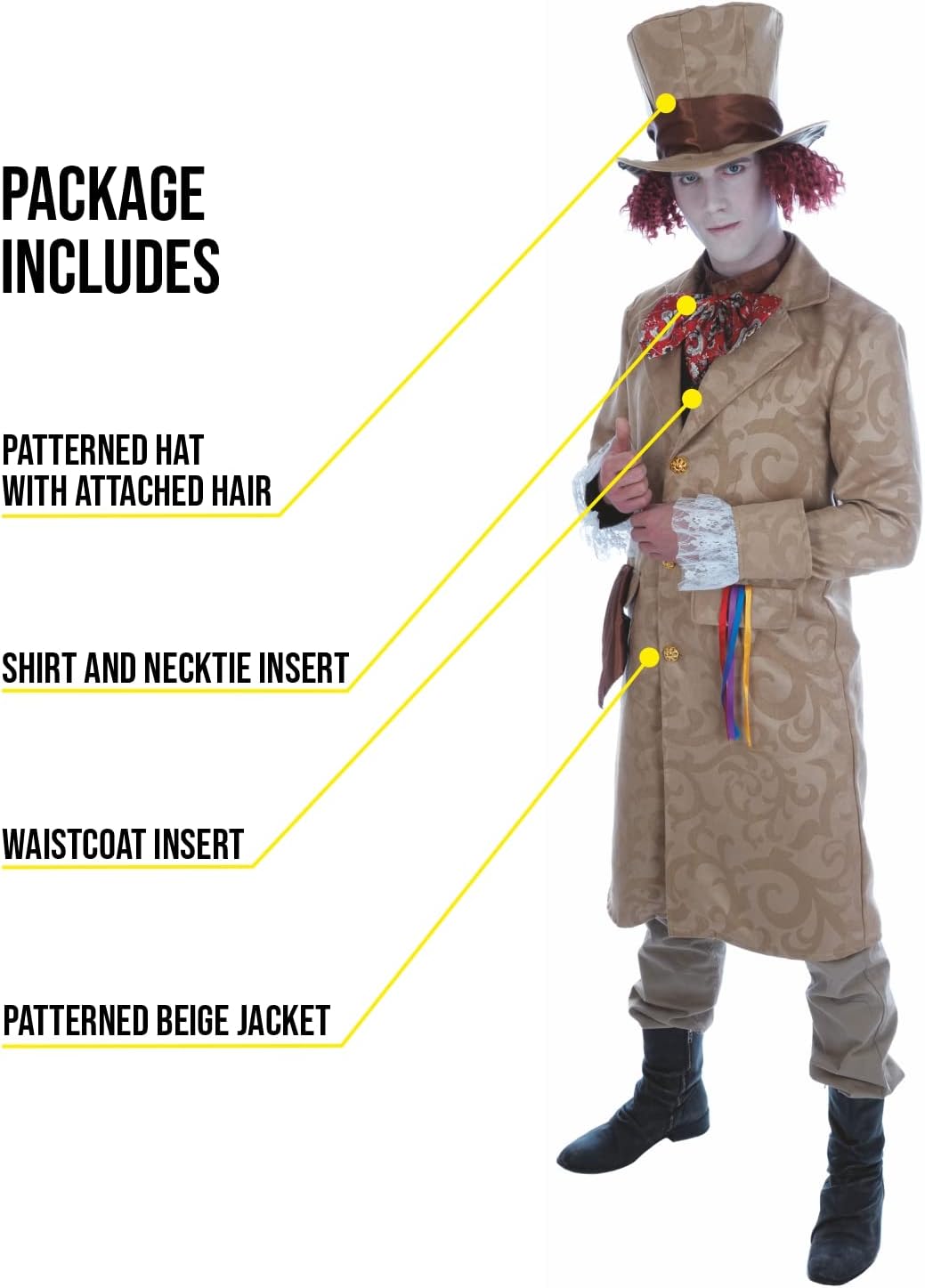 Kostüm Mad Hatter, M Braun