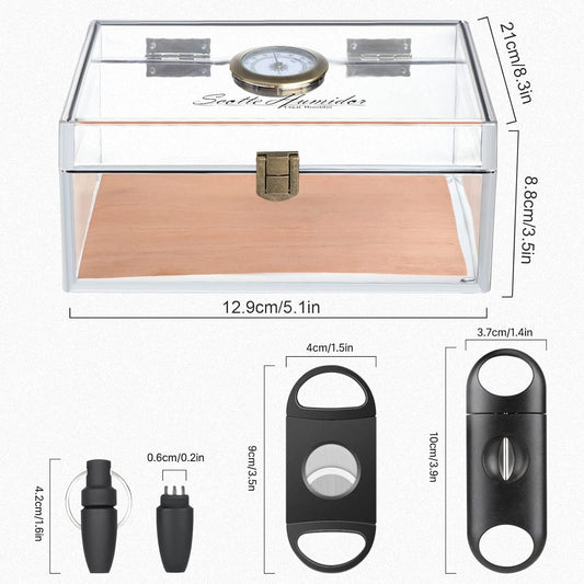 Zigarren Humidor Clear-1