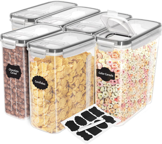 Vorratsdosen-Set, Klar, 6er-Pack