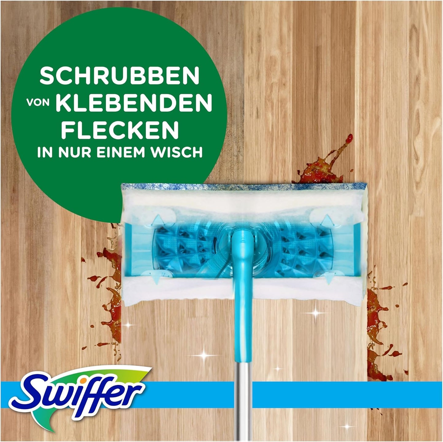 Bodenwischer Dry & Wet Starter-Set, Stab + 16 Dry + 8 Wet