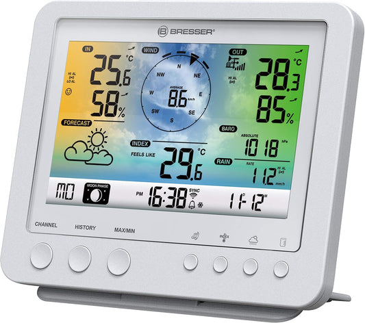 Wetter Center 5-in-1, Weiss Single