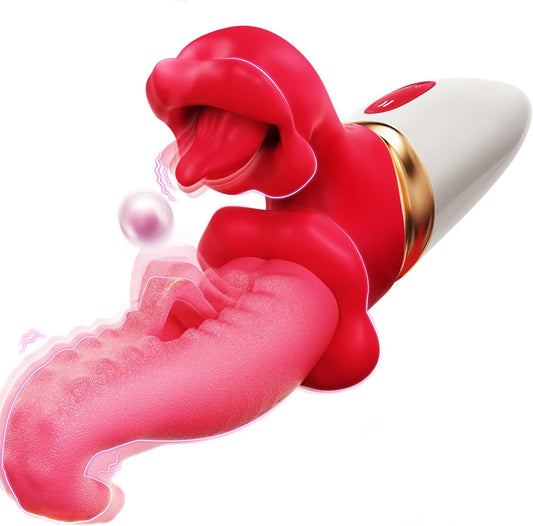 Vibrator mit Klitorisstimulation, 7 Modi