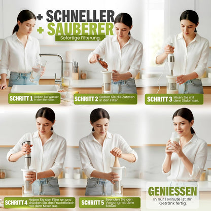 Pflanzenmilchbereiter mit Stabmixer-Kompatibilität, Mulsi