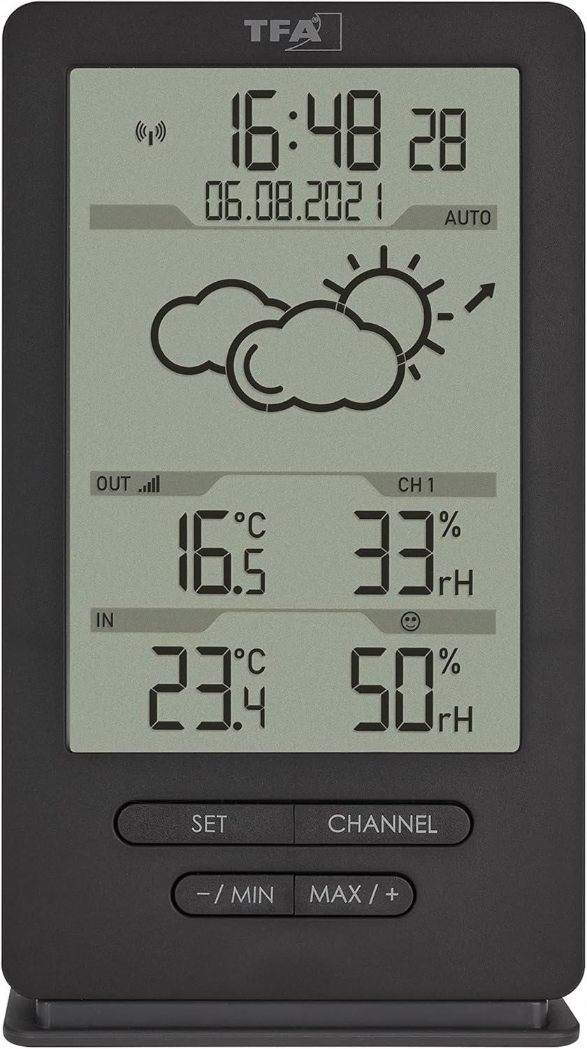 Digitale Funk-Wetterstation mit Aussensensor