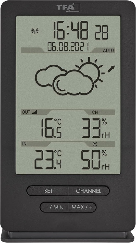 Digitale Funk-Wetterstation mit Aussensensor