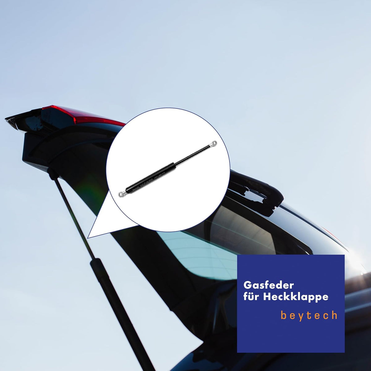 Gasdruckfeder für Türen & Kofferraum, 200 Newton 400 mm