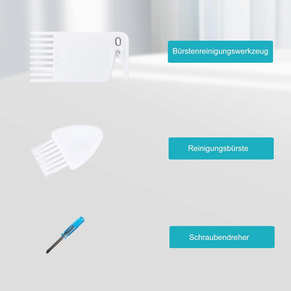 17-teiliges Ersatzteile-Set für Roborock S7 Staubsauger, S7 Kit Weiss Seitenbürsten