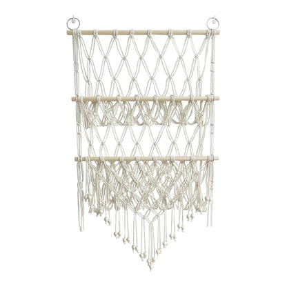 Stofftier-Hängematte im Boho-Stil, Braun