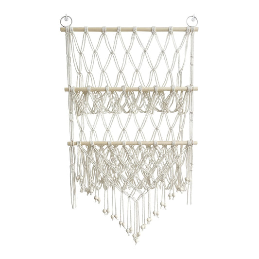 Stofftier-Hängematte im Boho-Stil, Braun