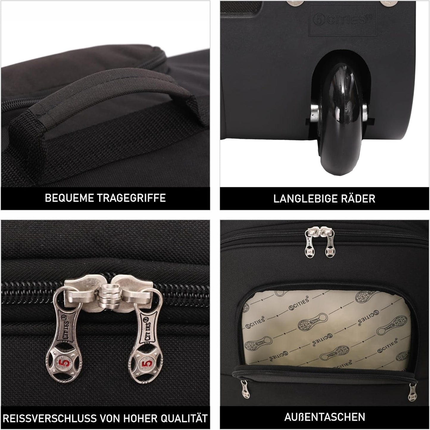 Kabinentrolley, Schwarz (Black)