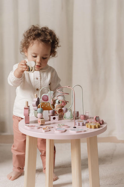 Holz-Aktivitätstisch Fairy Garden rosa