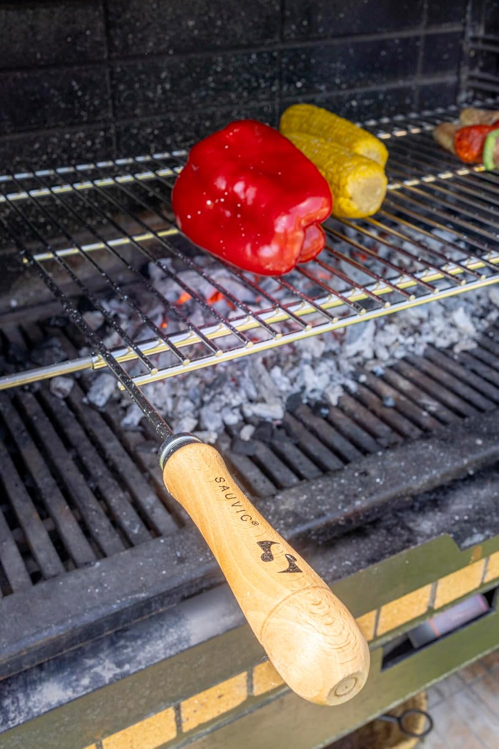Ausziehbarer Grillrost, 53.5x62.5x3 cm
