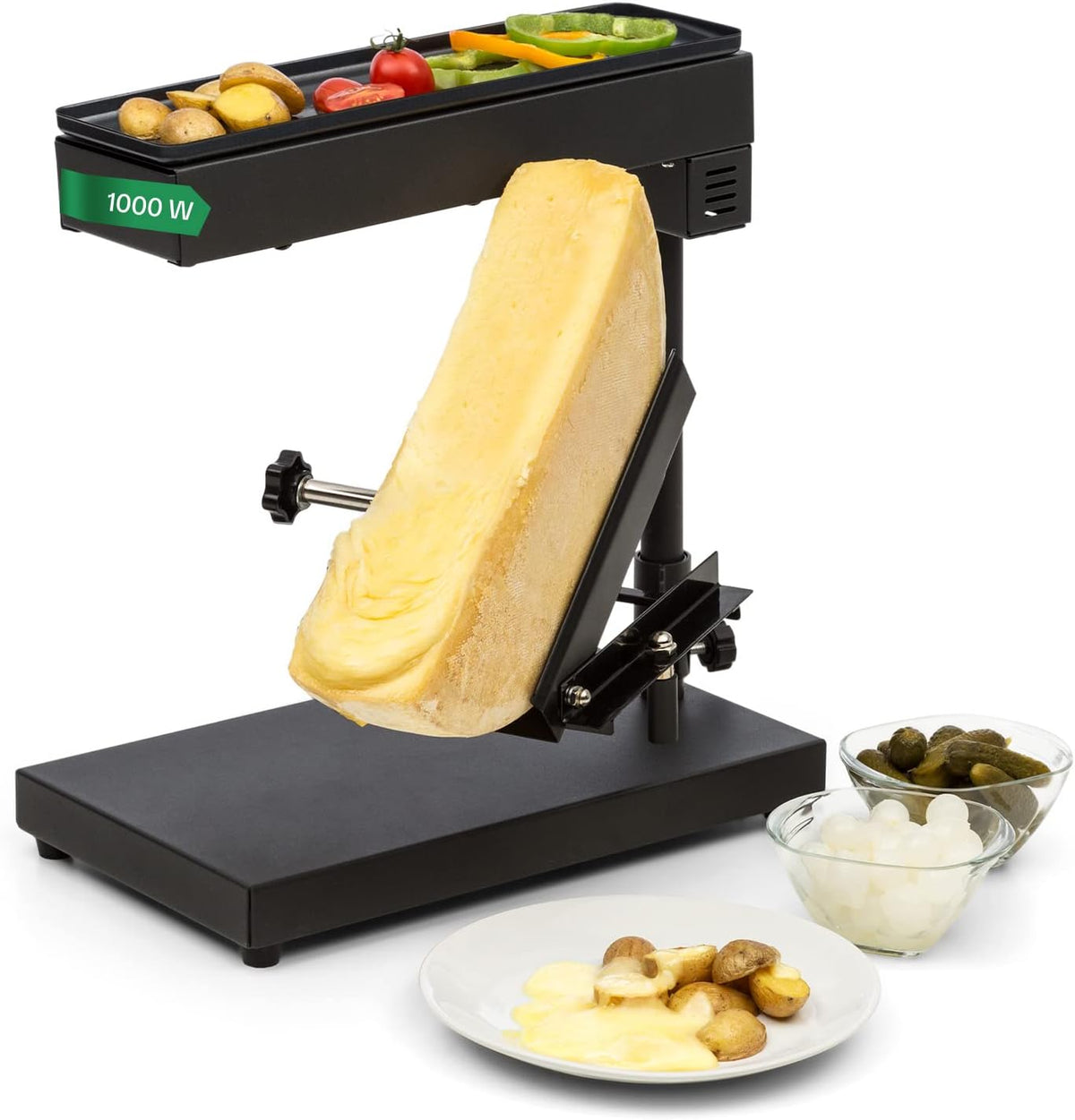 Käse Raclette-Grill, Grauschwarz - 1000 W