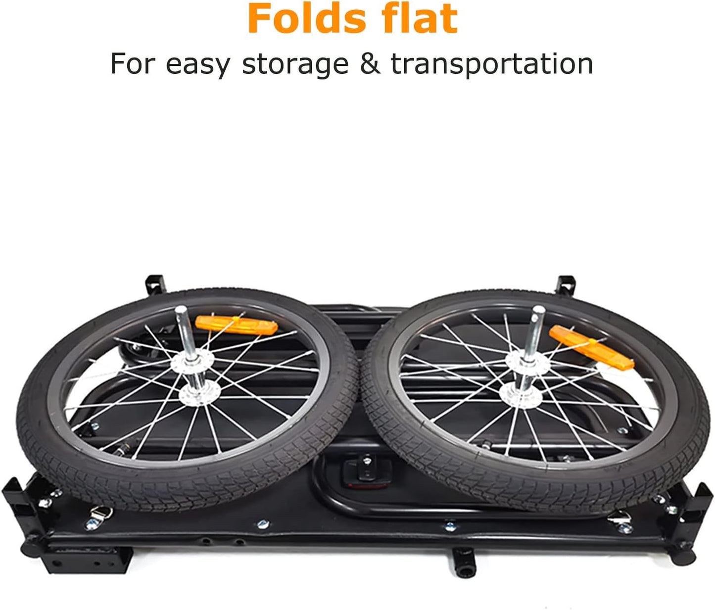 Klappbarer Fahrrad-Lastenanhänger