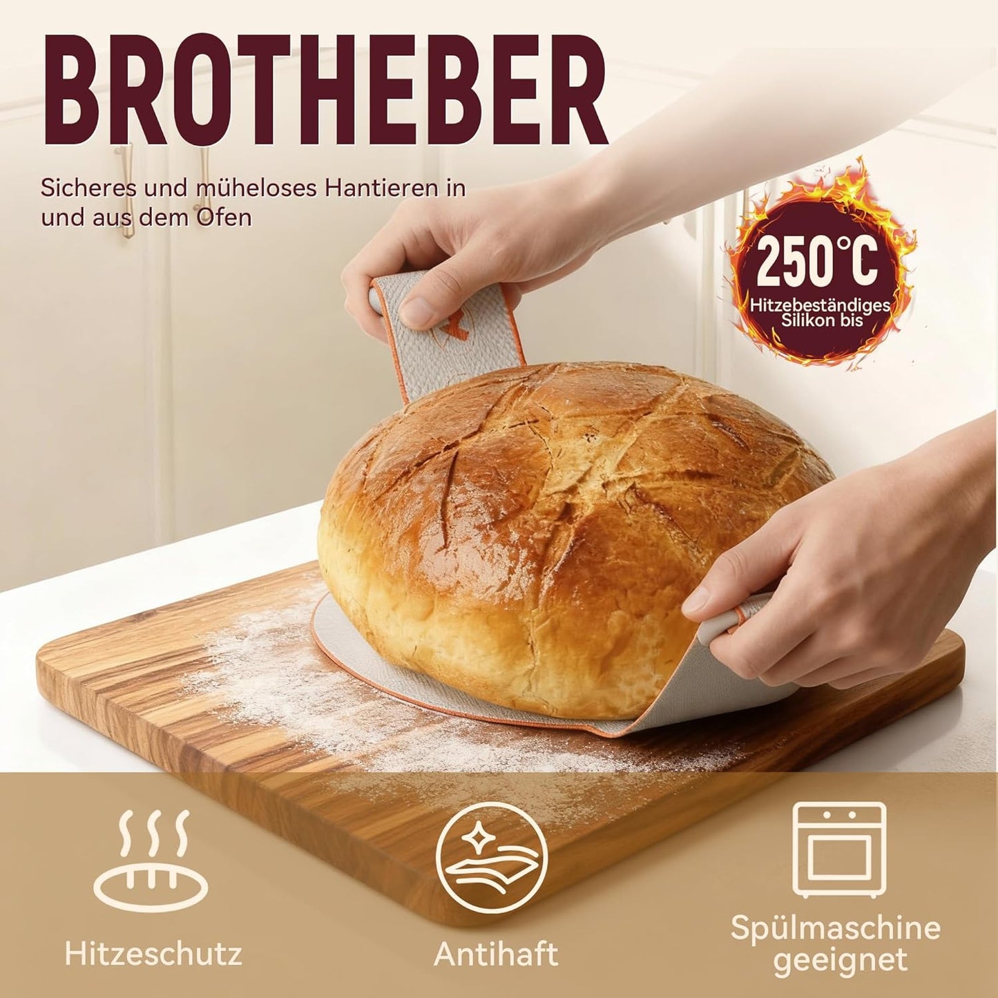 Brotbackset mit Gärkorb und Sauerteig Starterset