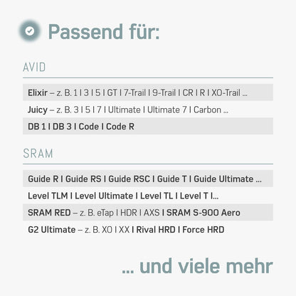 Entlüftungskit ‎für Avid & Sram-Bremsen