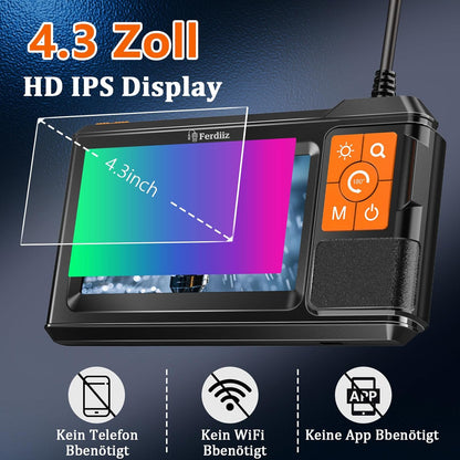 1080P HD Endoskopkamera P430-10M mit 4,3-Zoll-Bildschirm, P430-10M-Single Lens