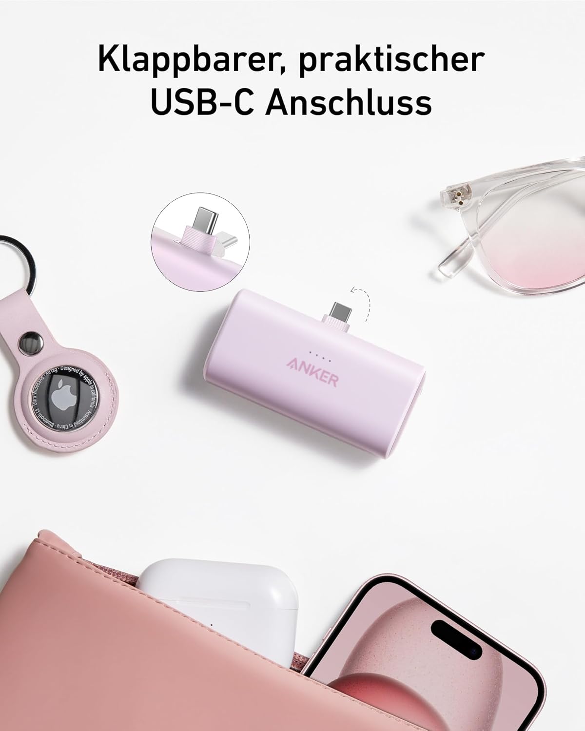 Nano Powerbank, Blau