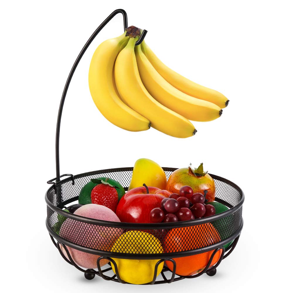 Obstkorb mit Bananenhalter