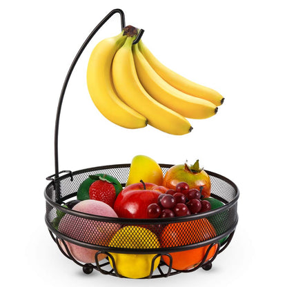 Obstkorb mit Bananenhalter