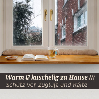 2er-Set Zugluftstopper für Fenster & Türen, 2