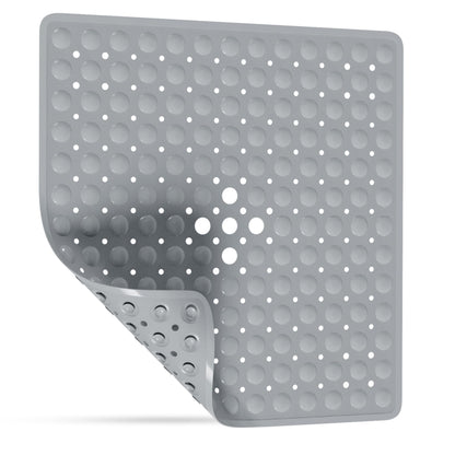 Rutschfeste Duschmatte (53x53 cm), 53 x 53 cm (Quadratisch) Grau