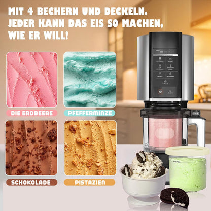 4-teiliges Eisbehälter-Set für Ninja Creami NC300EU & NC301EU