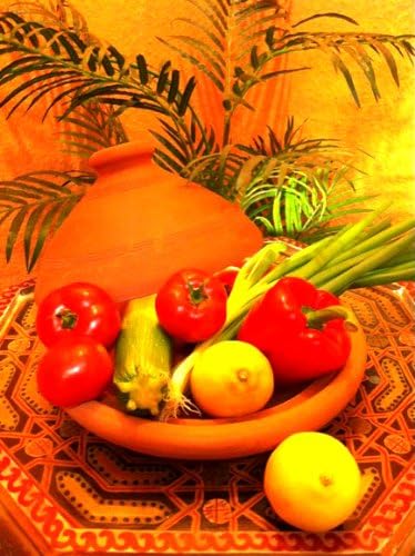 Marokkanische Tajine mit Stövchen (35 cm)