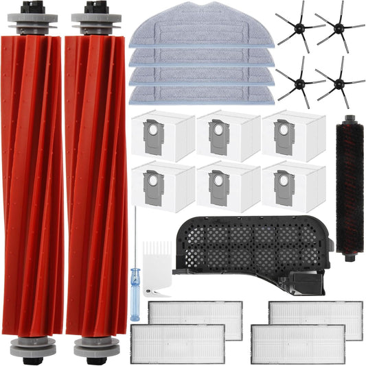 24-teiliges Zubehör-Set für Roborock S7 MaxV Ultra, F&#xFC;r S7 Maxv Ultra