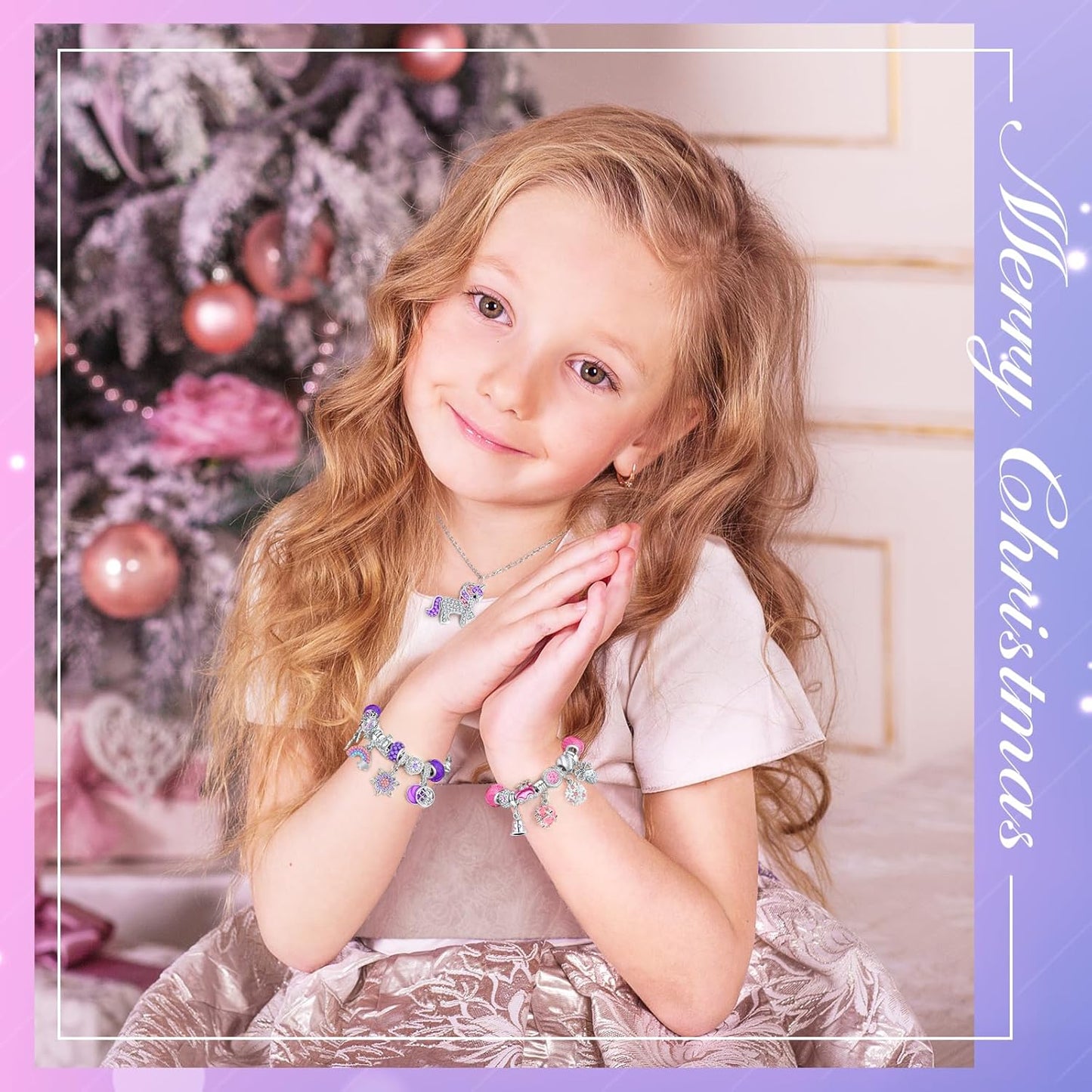 Adventskalender Schmuck-Bastelset für Mädchen