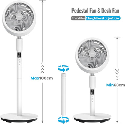Standventilator mit 3D-Oszillation & Fernbedienung