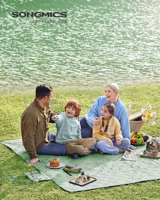 Picknickdecke, 200 x 200 cm (Rechteckig) Grün