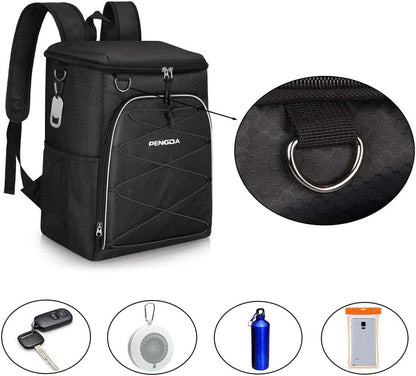 Kühlrucksack, Schwarz